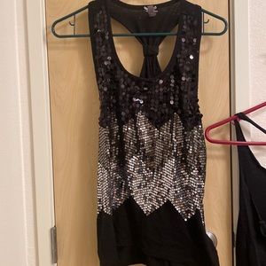Sparkly tank top